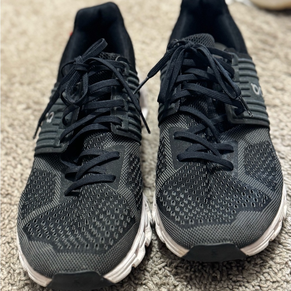 On Running Black Athletic Shoes